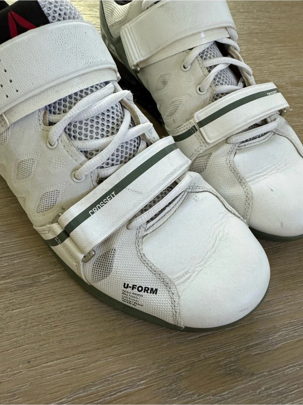 Reebok CrossFit Lifter Plus 2.0 men’s white & green combo shoes sneakers 10.5
